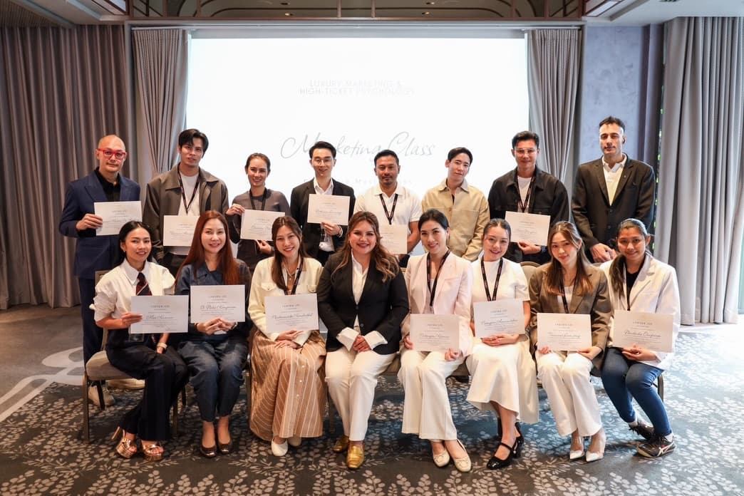 Luxury Marketing Masterclass ขายแพงต้องขายเป็น คลาสพรีเมียมโดย CEO แห่ง WIS Marketing Group ที่ผู้ประกอบการตอบรับจนต้องเพิ่มที่นั่ง ไกลถึงสหรัฐอเมริกา